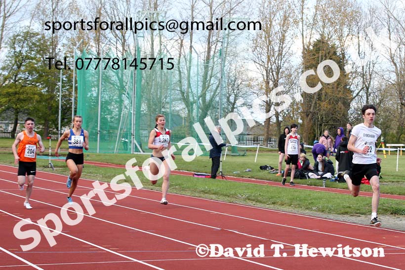 150 metres, North East Grand Prix No. 1, Monkton on Wednesday, April 28th, 2021. Photo: David T. Hewitson/Sports for All Pics